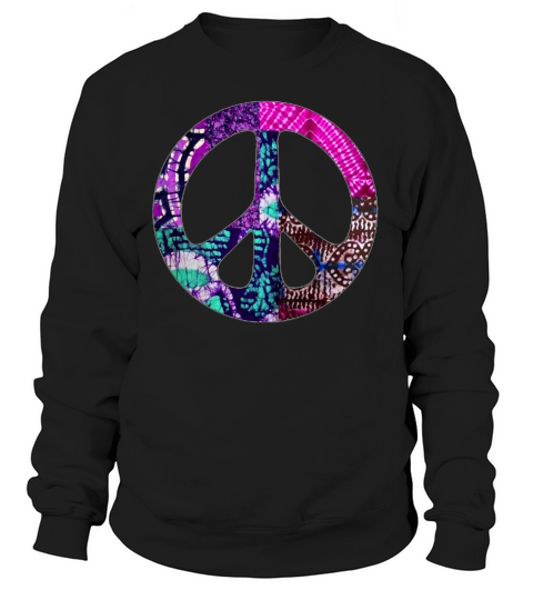 Purple Passion Peace Sign Women's Sweatshirt