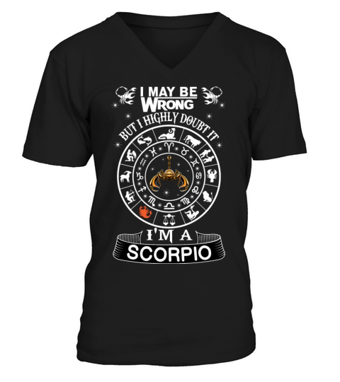 I AM A SCORPIO Men's V-Neck T-shirt