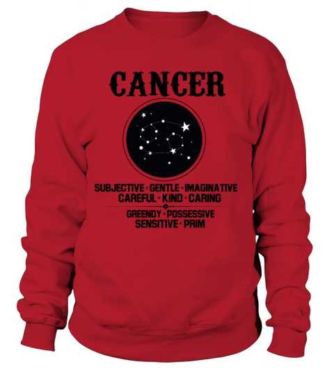 Cancer Zodiac Sign Women's Sweatshirt
