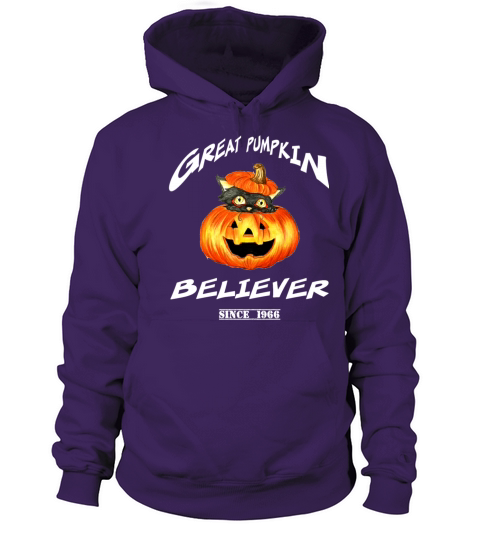 Peanuts-Great Pumpkin believer halloween Women's Hoodie