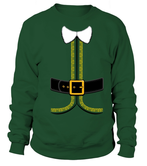 Christmas Elf Costume for Kids and Adults Women's Sweatshirt
