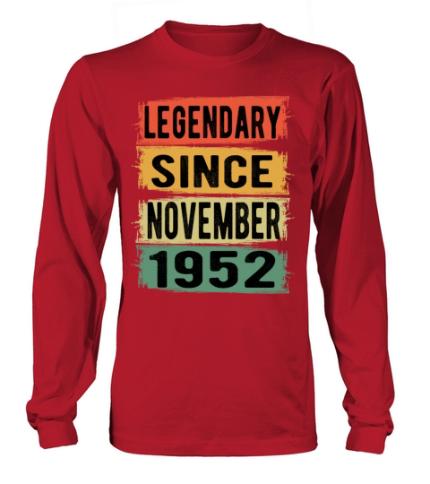 Birthday Gift November 1952 Women's Long Sleeve