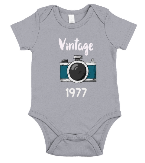 Vintage 1977 Short Sleeve Baby One-Piece