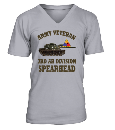 3RD AR DIVISION SPEARHEAD V-Neck T-shirt
