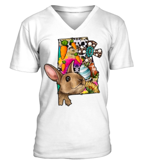 Easter Day Alabama V-Neck T-shirt