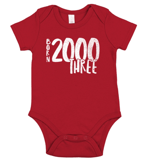 Born in 2003 Limited Edition Short Sleeve Baby One-Piece