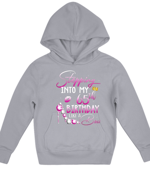 Stepping Into My 65th Birthday In 1955 Gifts Kids Hoodie