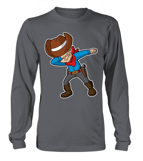 Dabbing Cowboy Country Dab Line Dance Women's Long Sleeve