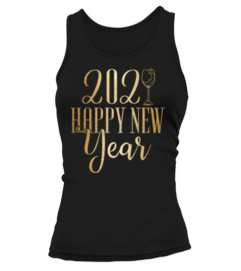 2020 wine new year gold Women's Tank Top