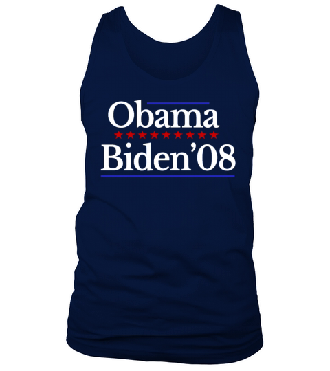 Barack Obama Joe Biden Election Vote 2008 Vintage Men's Tank Top