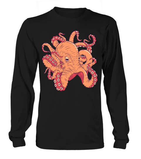 cool-octopus-ocean-marine-animal-sea Men's Long Sleeve