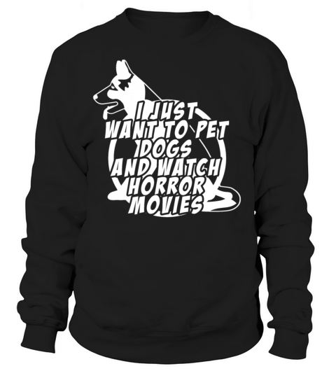 Dog Pet Lover Horror Movie Lover Gift Women's Sweatshirt