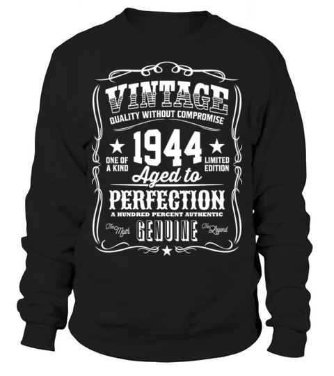 Vintage 1944 Aged to Perfection Men's Sweatshirt