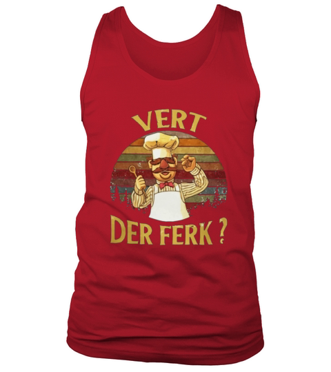 Swedish - Chef Vert-Der-Ferk Vintage - Coffee Mug (colored) Tank Top Unisex
