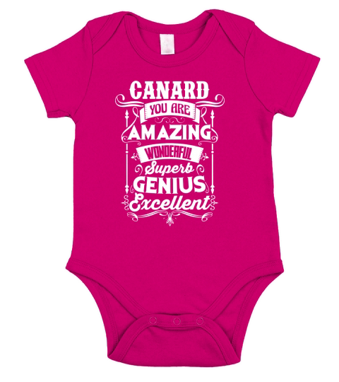 Funny Tshirt For CANARD Short Sleeve Baby One-Piece