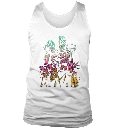 Goku Ichigo Natsu Luffy Saitama and Naruto Tshirt Tank Top Unisex