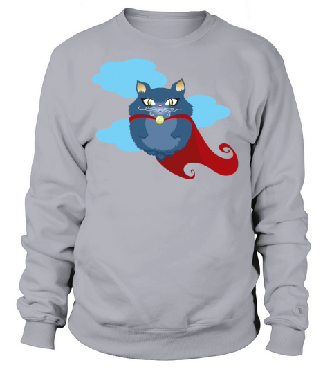 cat superhero Women's Sweatshirt