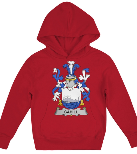 Cahill Family Crest Irish Family Crests II Kids Hoodie