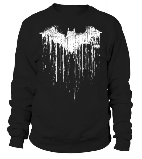 Batman Logo White Milk Glass Women's Sweatshirt