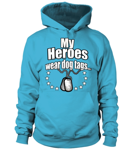 Heroes wear dog tags Women's Hoodie
