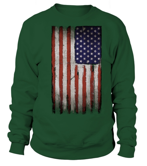 American flag Vintage Grunge Women's Sweatshirt