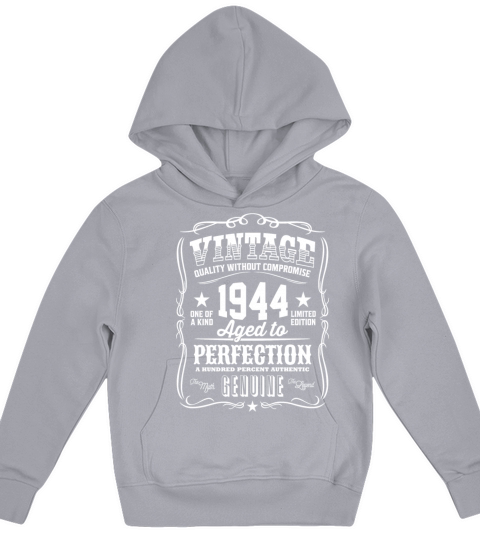 Vintage 1944 Aged to Perfection Kids Hoodie