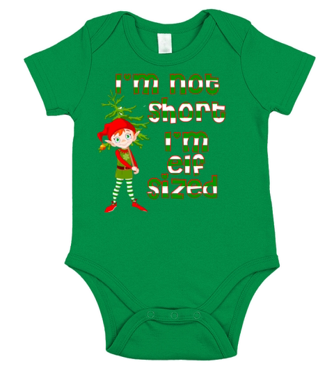 Not short Elf sized Short Sleeve Baby One-Piece