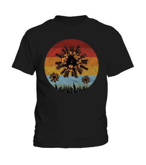 Corona Virus Retro Kids T-Shirt
