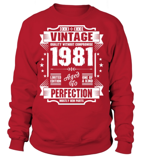 Vintage 1981 Perfection Women's Sweatshirt