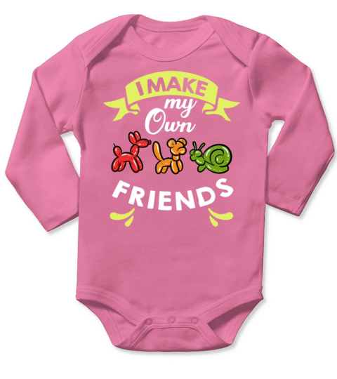 Balloon Animal Gift Artist Twister Twisting Long Sleeve Baby One-Piece