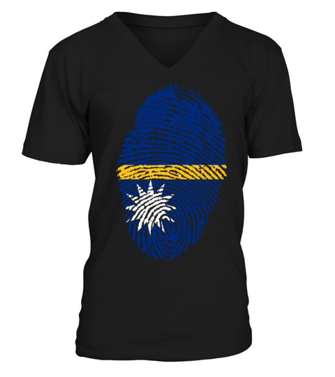 nauru Men's V-Neck T-shirt