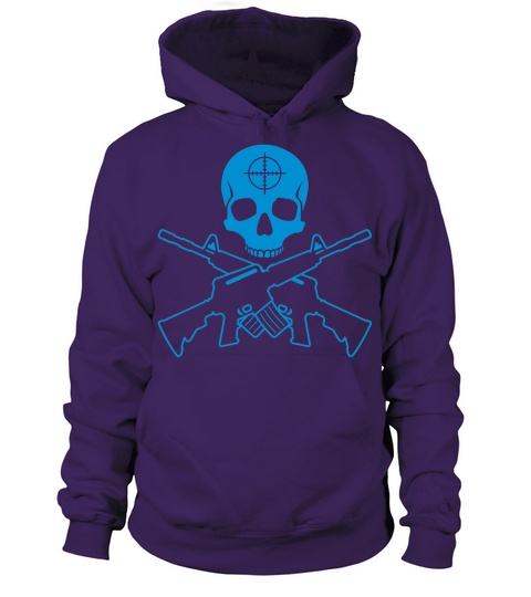 Skull M16 Women's Hoodie