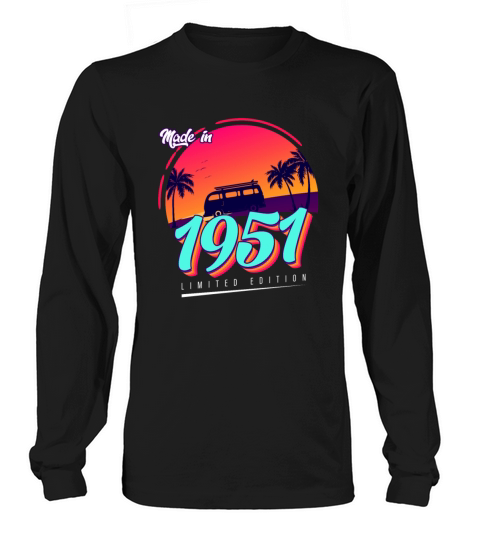Vintage 1951 70th Birthday Est 1951 Women's Long Sleeve