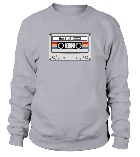Audio Cassette Vintage 2002 18th Birthday 18 Years Men's Sweatshirt