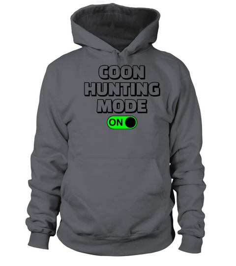 Hunting Mode On Vinatage Raccoon Hunting Gear Women's Hoodie