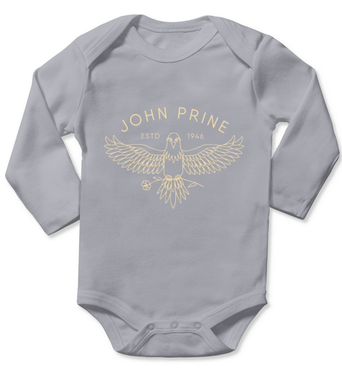 John Prine Est 1946 Long Sleeve Baby One-Piece