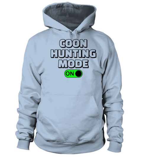 Hunting Mode On Vinatage Raccoon Hunting Gear Men's Hoodie