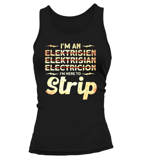 Electricial Worker Professional Electrician Women's Tank Top