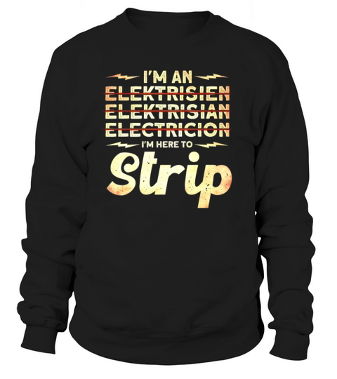 Electricial Worker Professional Electrician Women's Sweatshirt