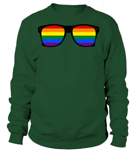 Glasses Rainbow Gay Women's Sweatshirt