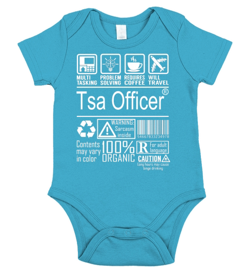 Tsa Officer Multitasking Job Short Sleeve Baby One-Piece