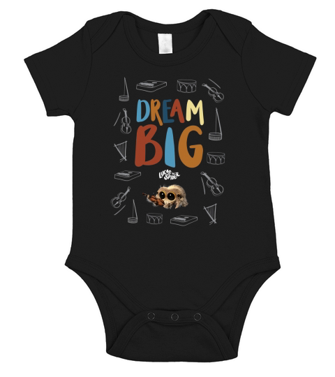 Lucas The Spider Dream Big Short Sleeve Baby One-Piece