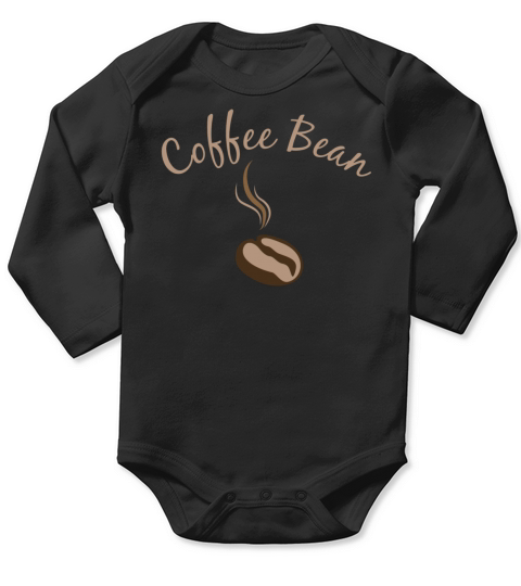 Coffee Bean Long Sleeve Baby One-Piece