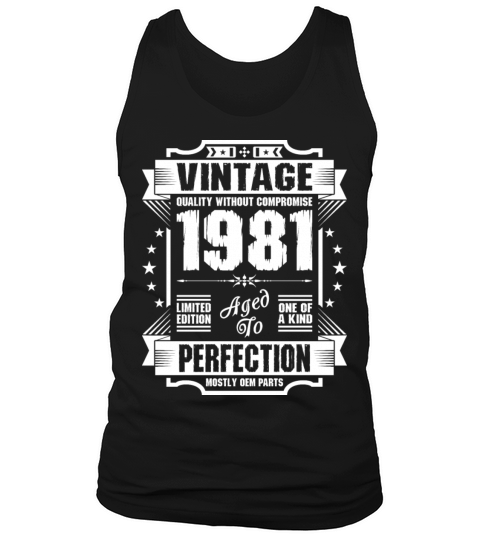 Vintage 1981 Perfection Men's Tank Top