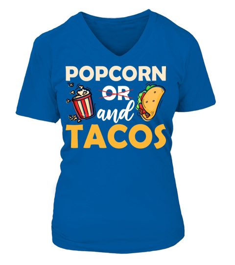 Popcorn Women's V-Neck T-shirt