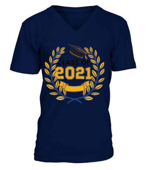 Class of 2021 Men's V-Neck T-shirt