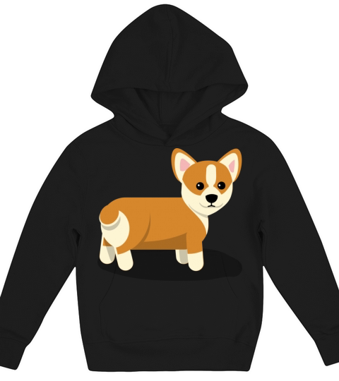 Corgi Cuteness Kids Hoodie