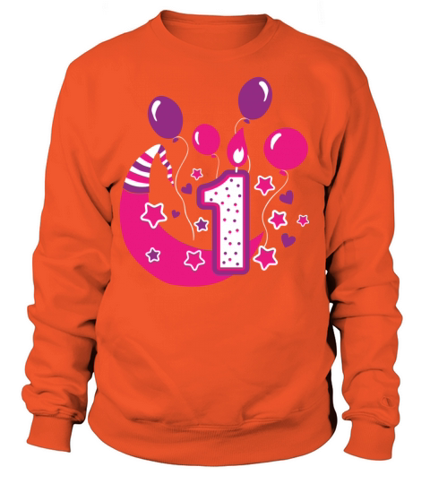 First birthday girl 1st birthday toddler gift Women's Sweatshirt