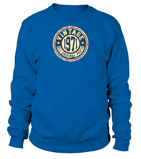 Vintage 1971 - Hat Sweatshirt Unisex