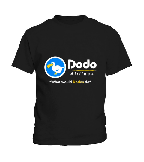 Dodo Airlines What Would Dodos do Kids T-Shirt